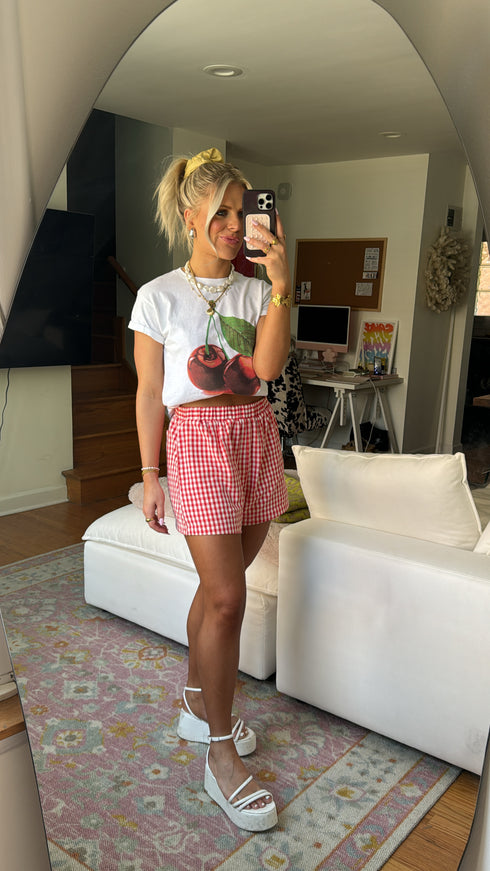 Starry Eyed Shorts // Red